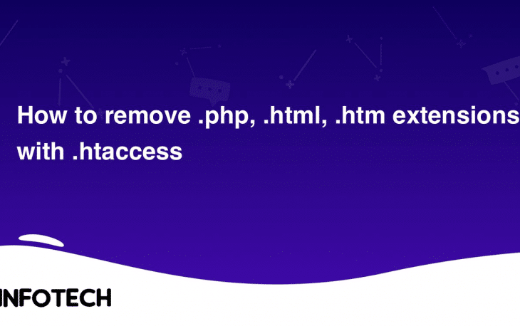 How to remove .php, .htm and .html extension using .htaccess