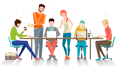 Work Culture Illustration